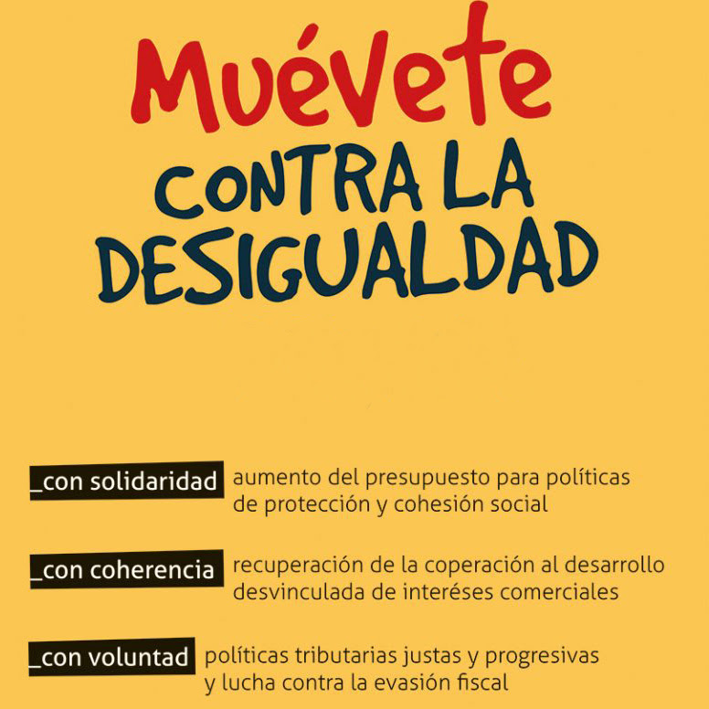 Muévete contra la #desigualdadobscena