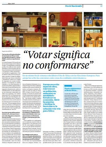 UE-África: Votar significa no conformarse